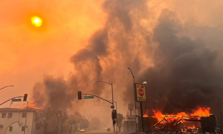 Doj ने Socal Edison को Eaton Fire पर मुकदमा किया, जो कि नुकसान में $ 40 मिलियन से अधिक की मांग करता है